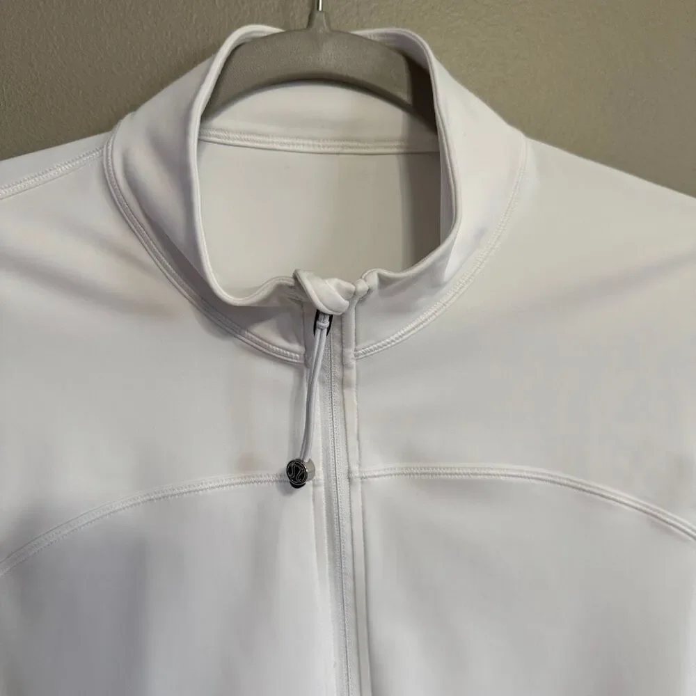 Lululemon Lightweight UV Protection Running Jacket White size 12 - Picture 4 of 9